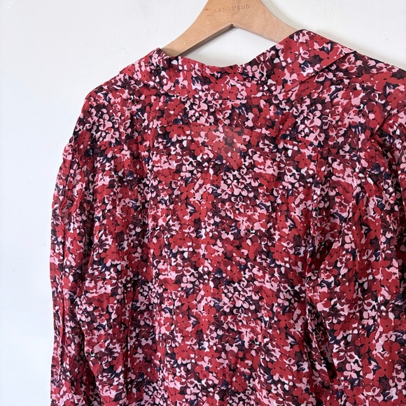 NWT $240 The Kooples Burning Flowers Shirt - Picture 4 of 7